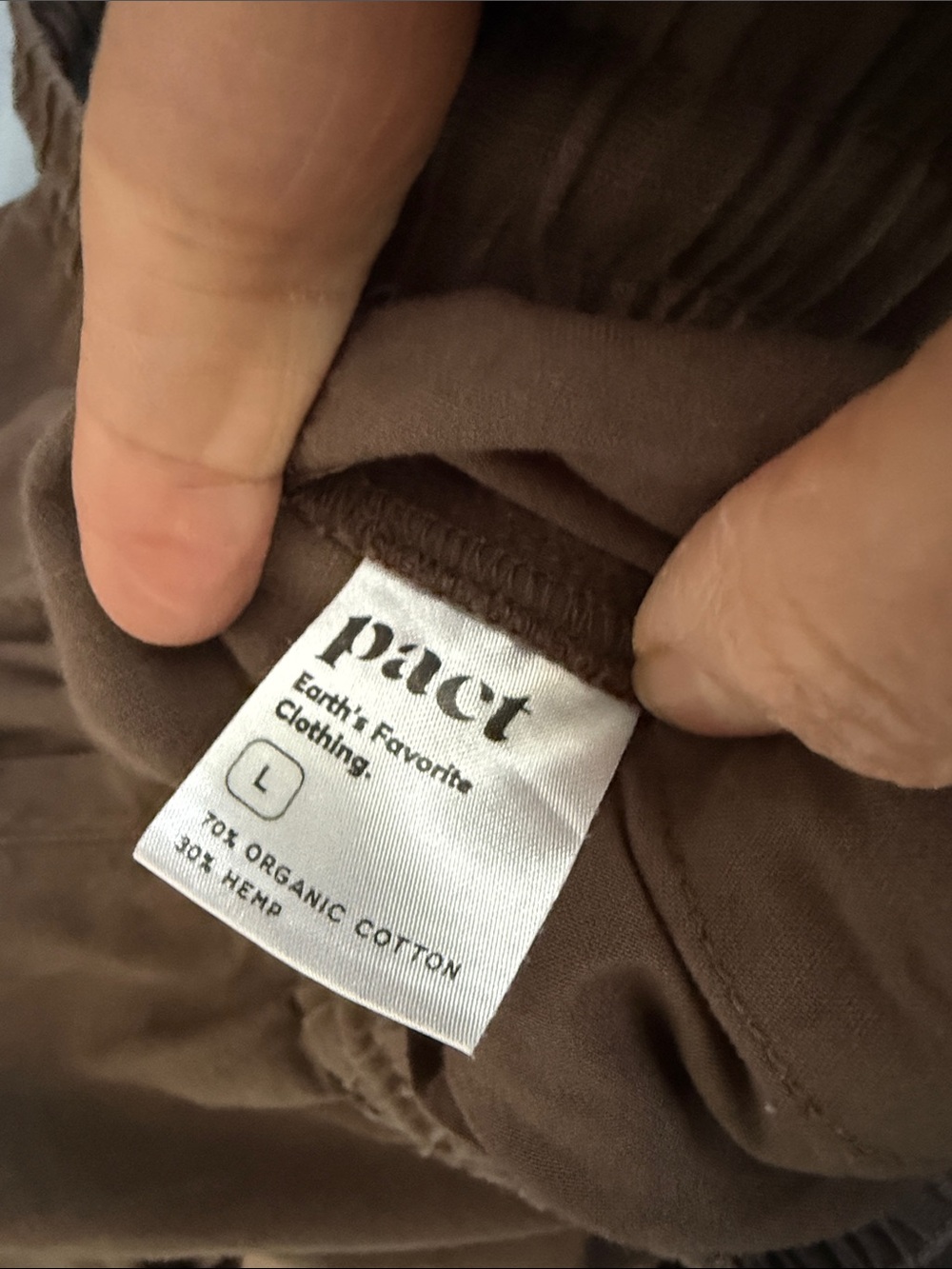 Pact Canopy Lined and Organic Cotton Blend Cargo Pant - Picture 5 of 6